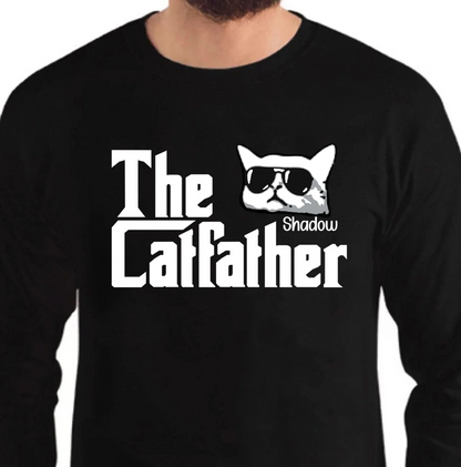 The Catfather – For Cat Dads – Personalized Gearment Shirt