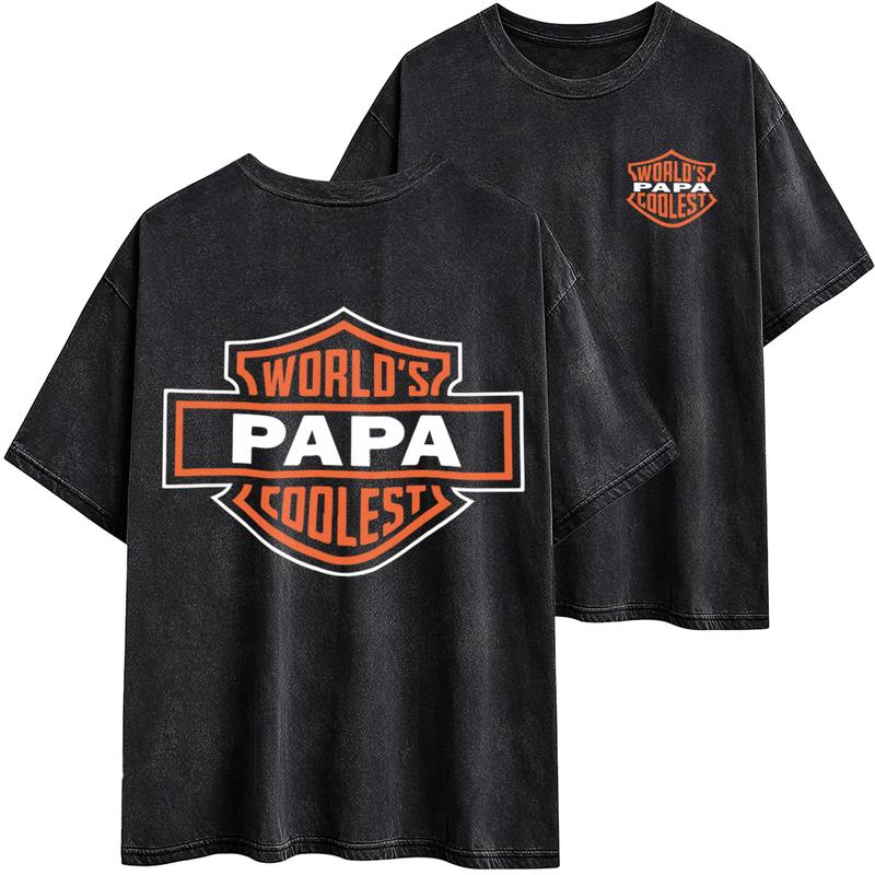 The World's Coolest Papa – Vintage Graphic Tee