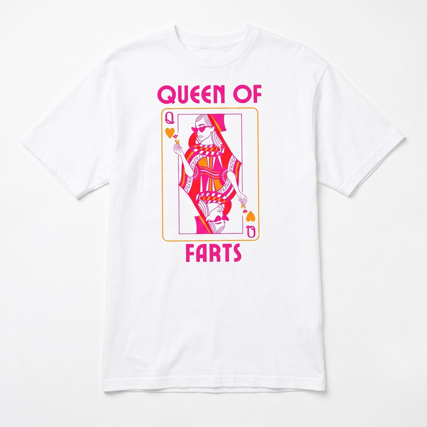 "Queen of Farts" Fun Novelty T-Shirt