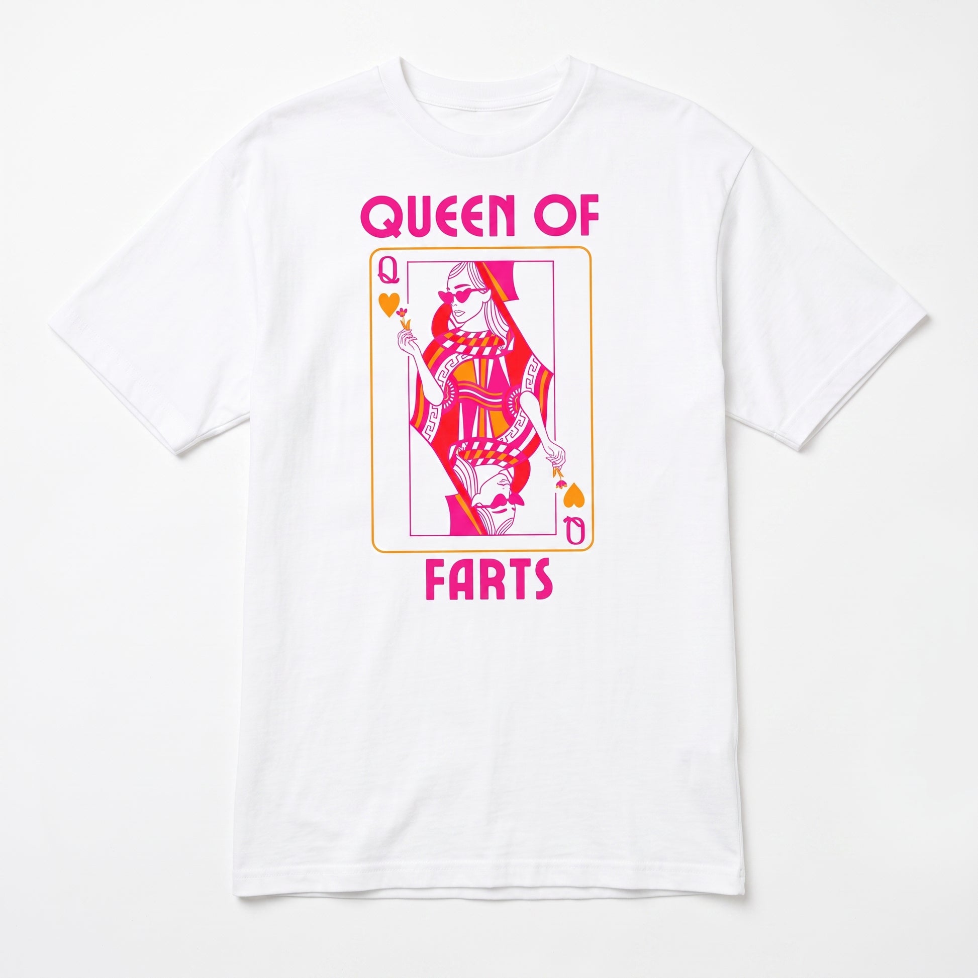 "Queen of Farts" Fun Novelty T-Shirt