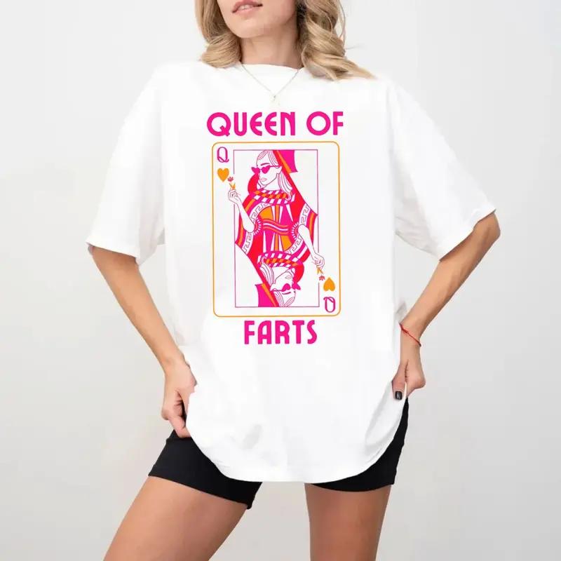 "Queen of Farts" Fun Novelty T-Shirt