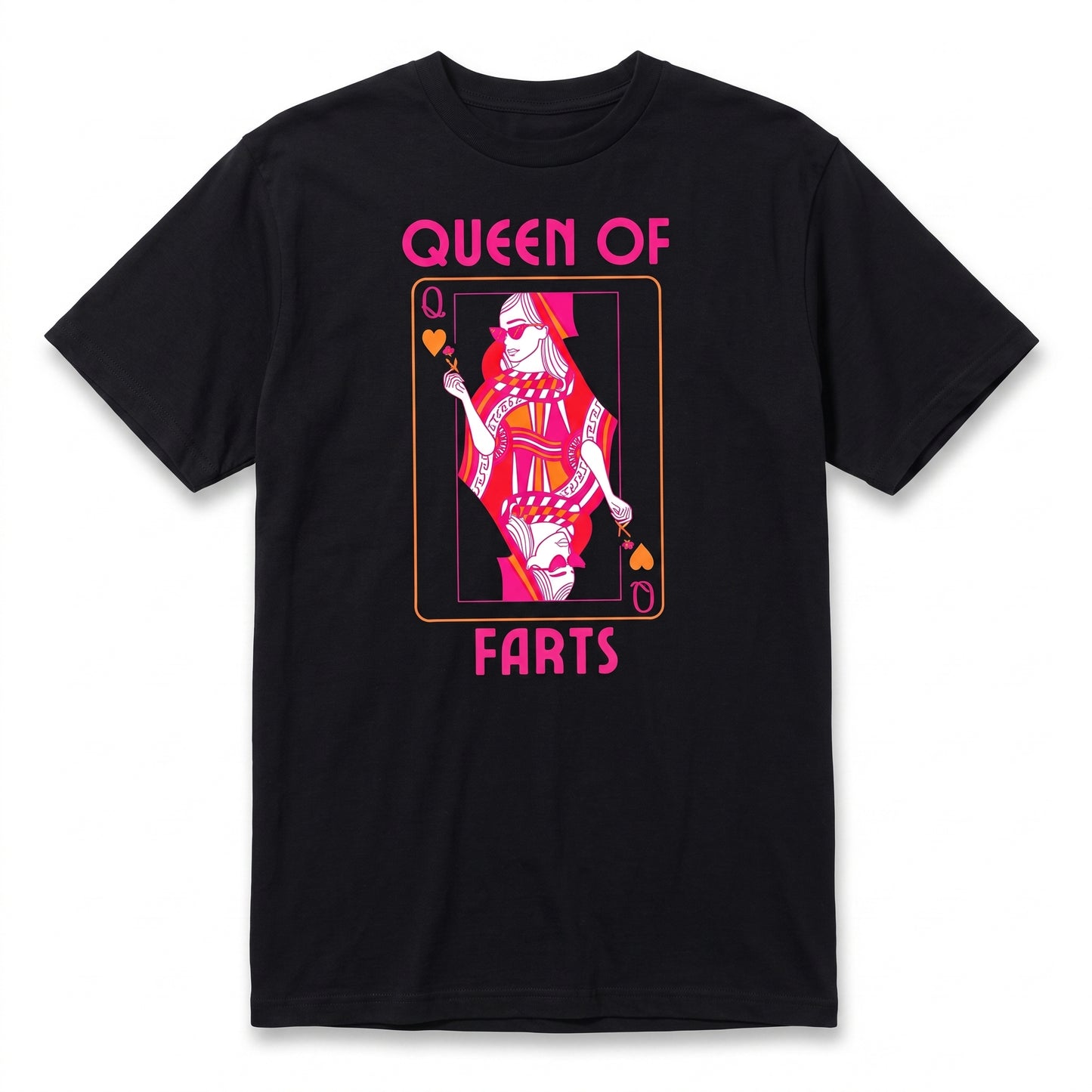 "Queen of Farts" Fun Novelty T-Shirt