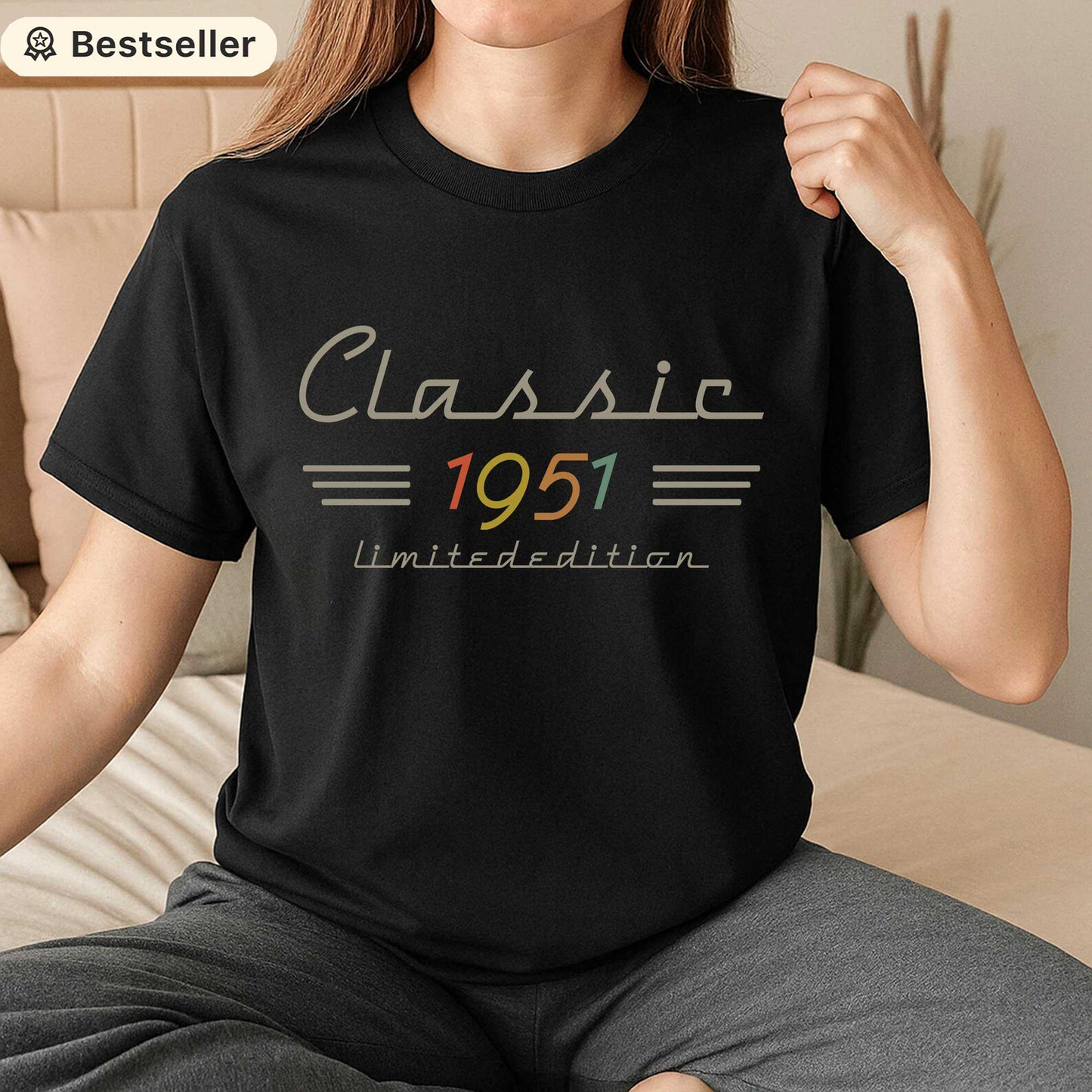 Personalized Classic Birth Year Retro T-Shirt