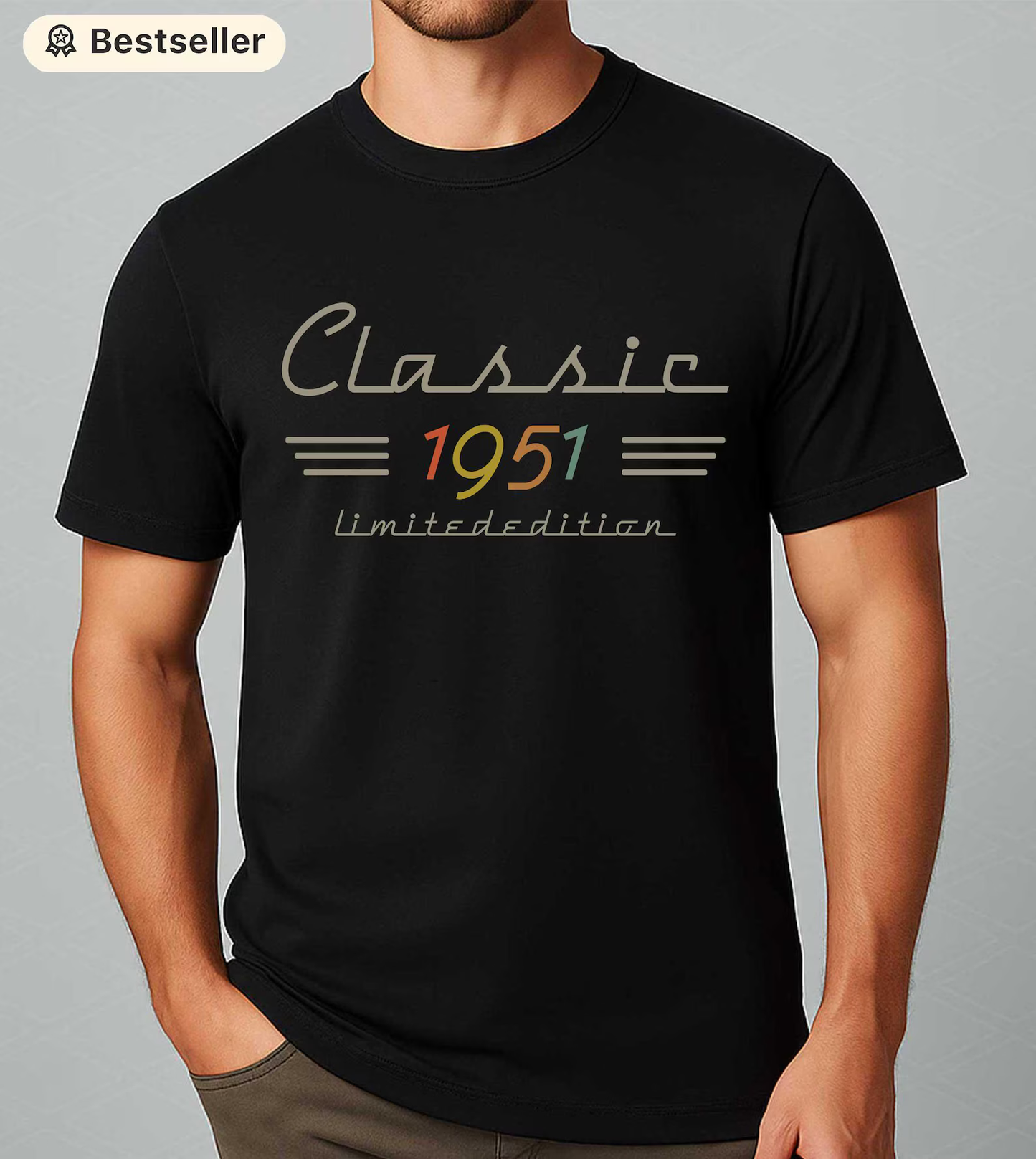 Personalized Classic Birth Year Retro T-Shirt