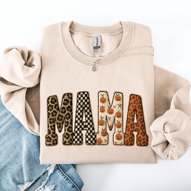 "Mama" Halloween Crewneck Sweatshirt