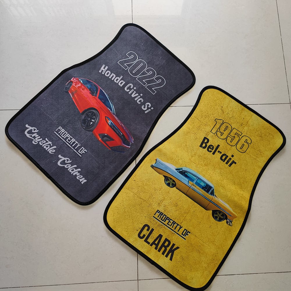 Custom Personalized Polyester Car Floor Gift 49