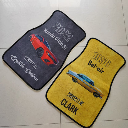 Custom Personalized Polyester Car Floor Gift 49