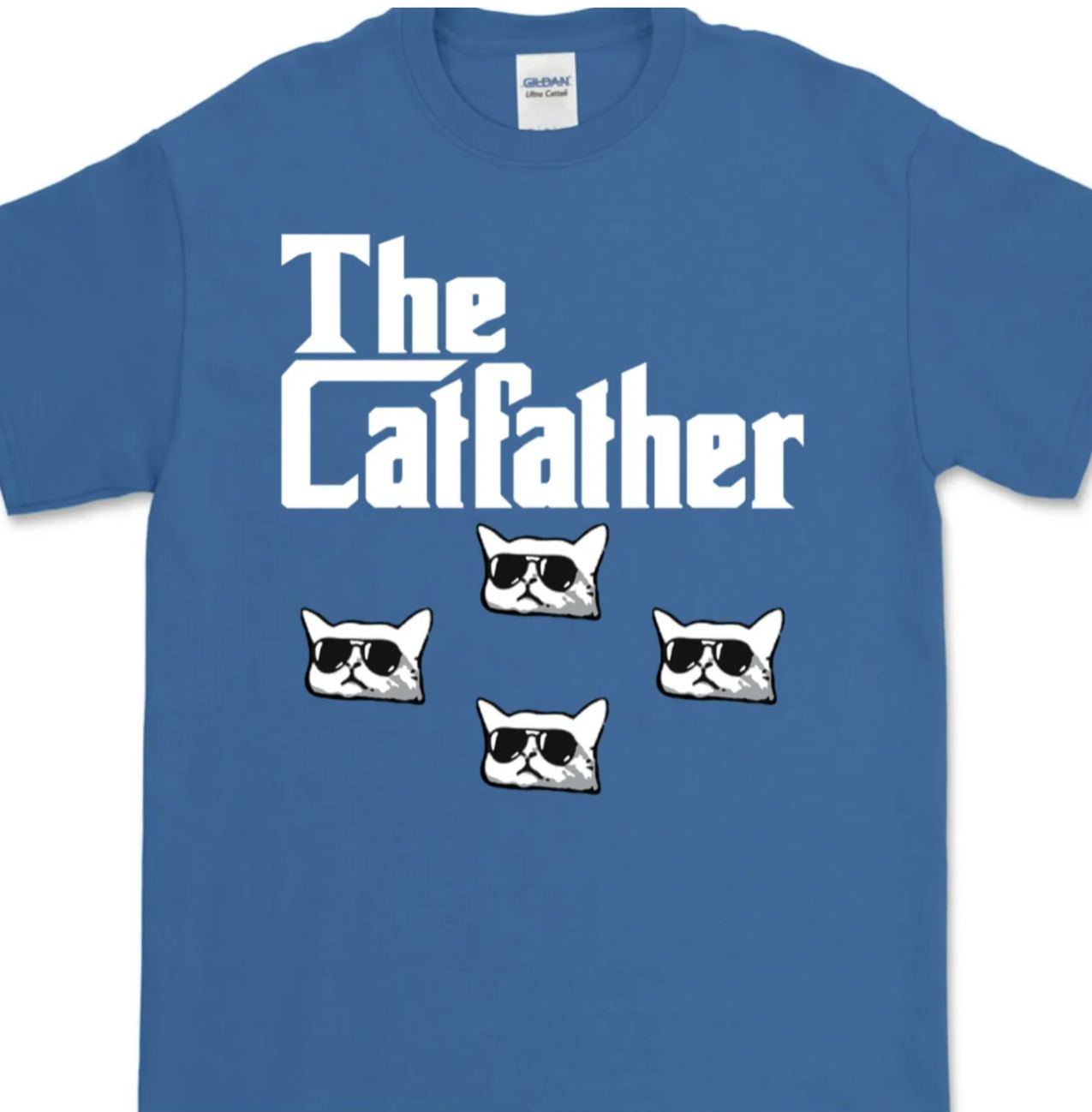 The Catfather – For Cat Dads – Personalized Gearment Shirt