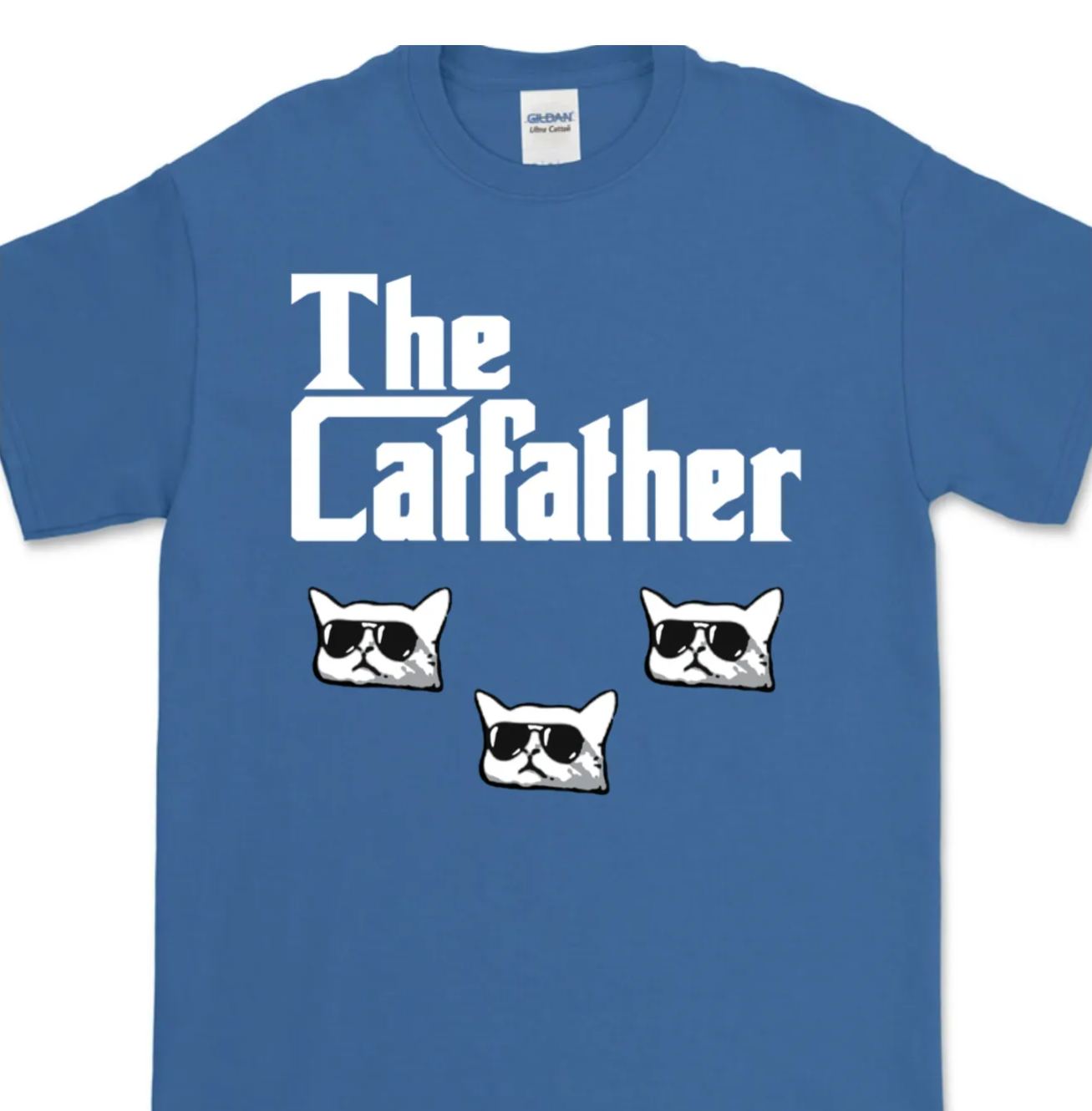 The Catfather – For Cat Dads – Personalized Gearment Shirt